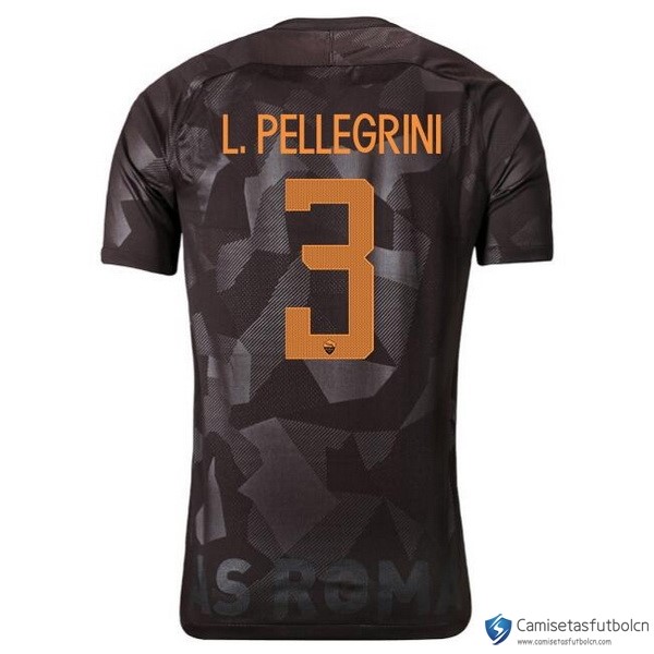 Camiseta AS Roma Tercera equipo L.Pellegrini 2017-18